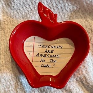 NIB! Teachers are awesome to the core dish 🍎